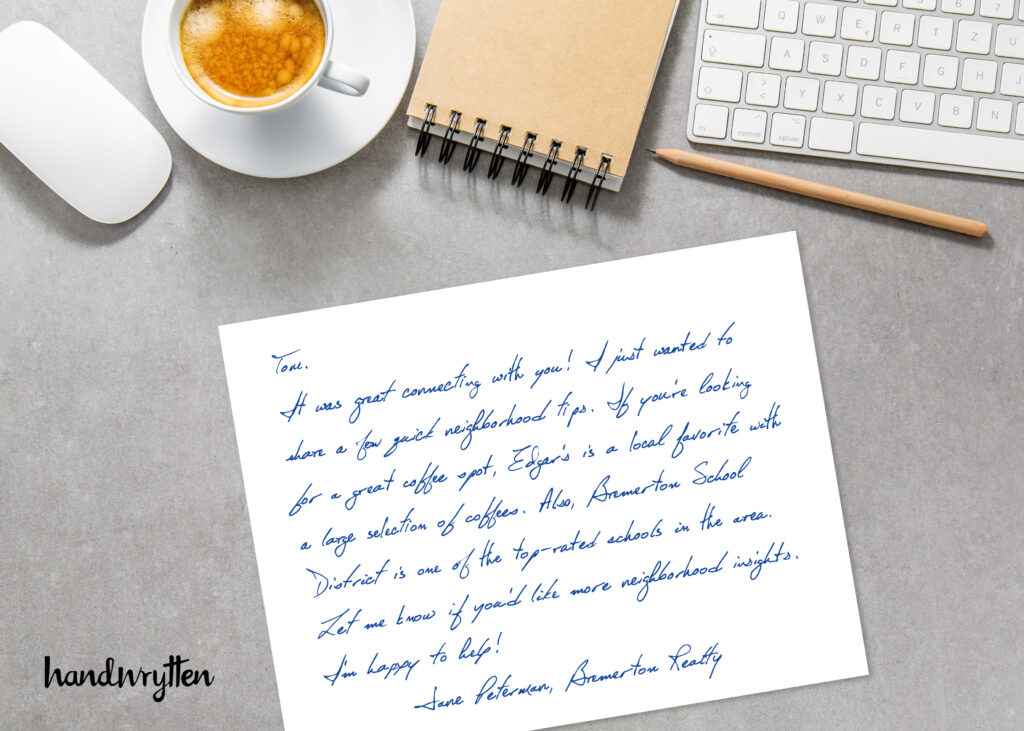 Handwrytten notes drip campaigns