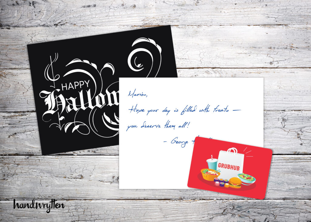 Halloween cards for business