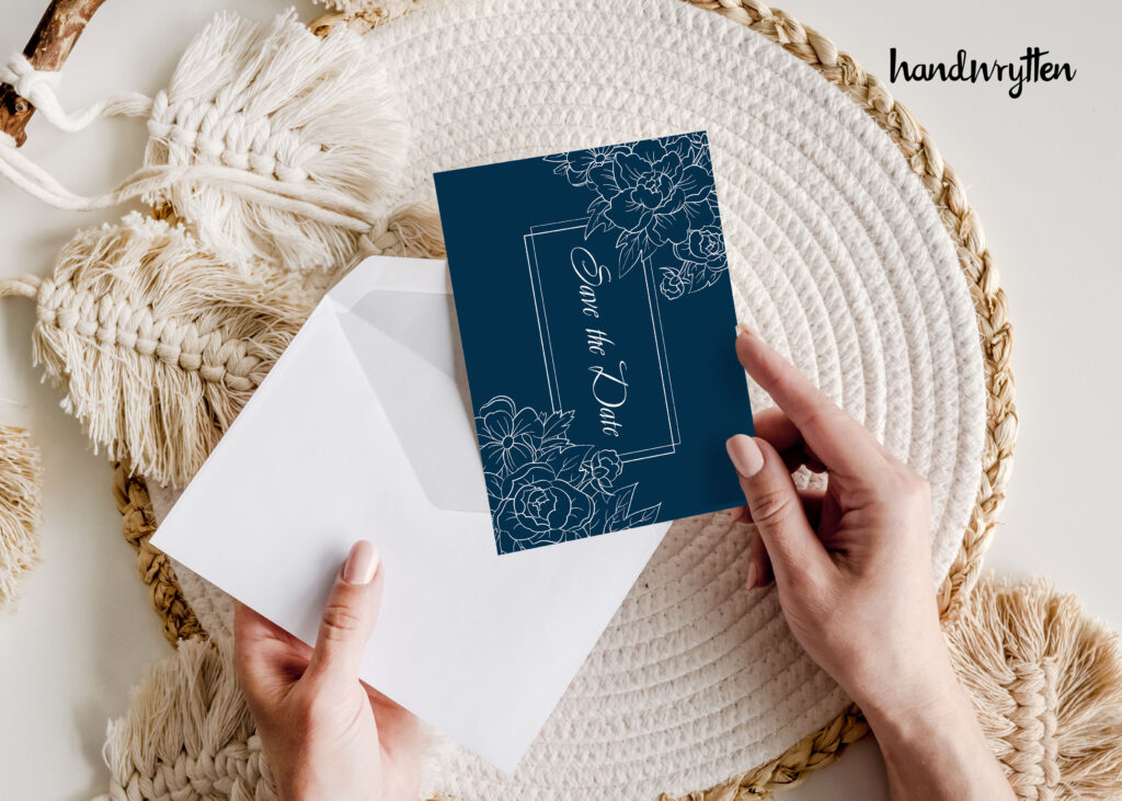 Handwrytten Save the Date Cards