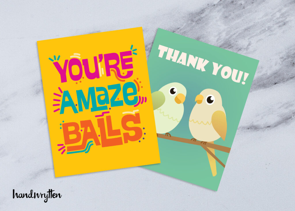 Handwrytten thank you