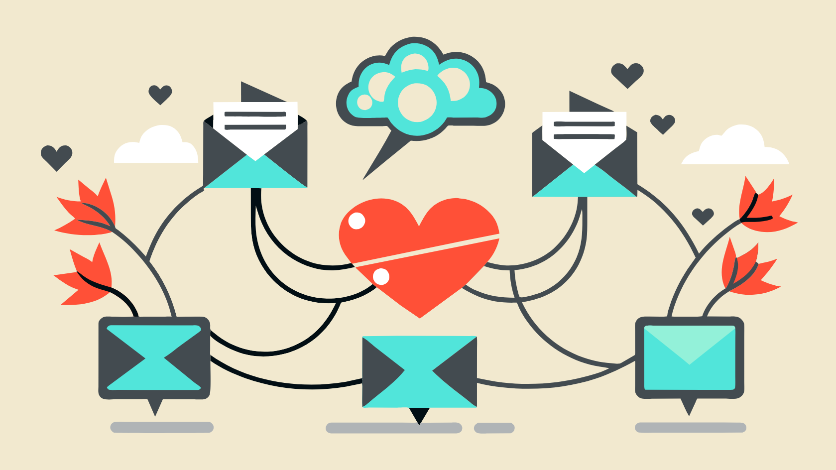 automate sending bridal shower thank you cards