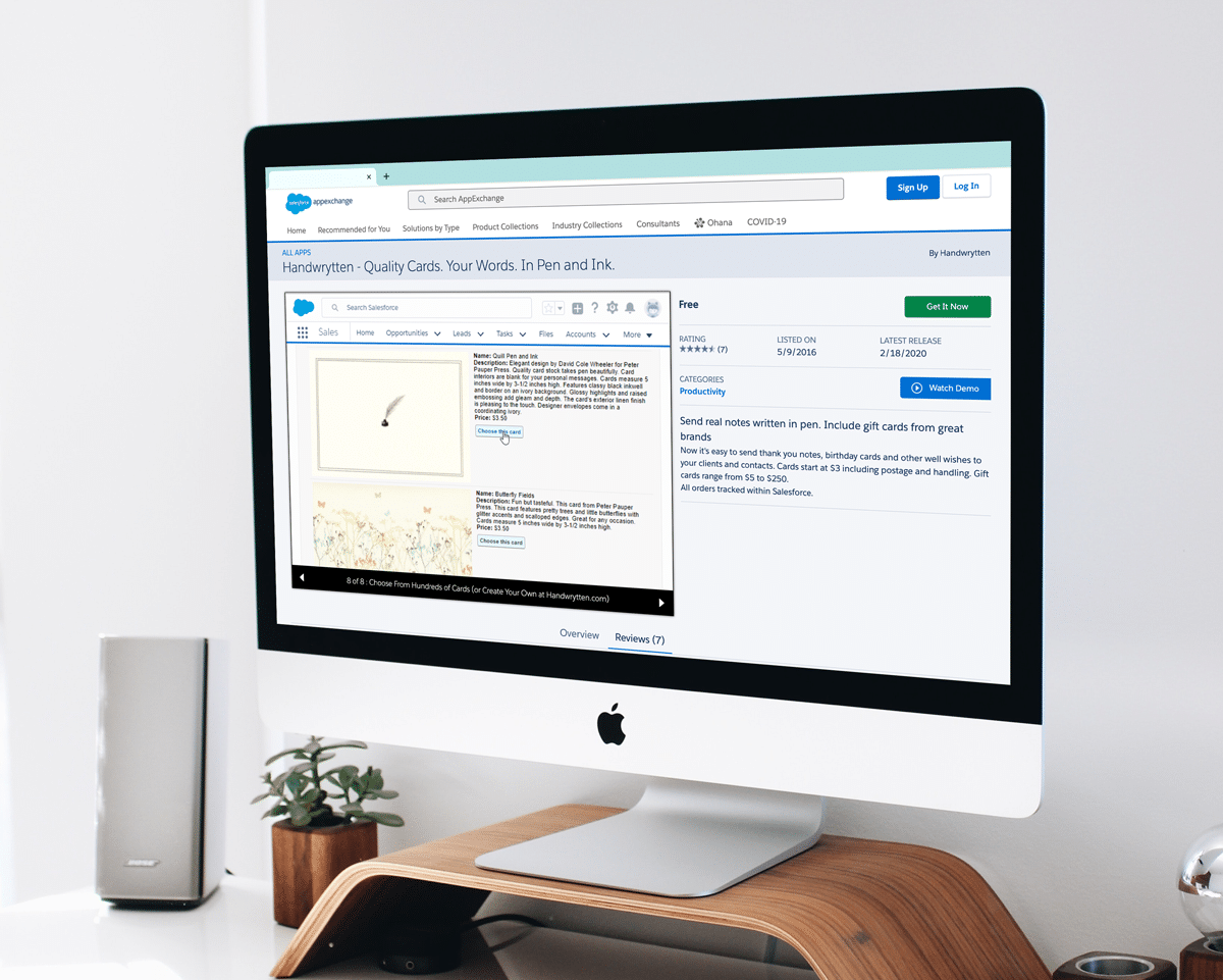 automate personalized cards by integrating with Salesforce